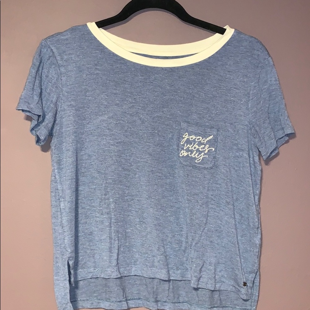 American Eagle XS Blue Soft&Sexy Tee